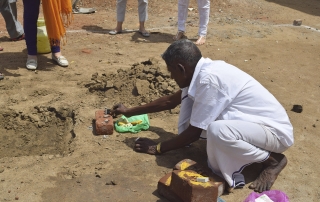 Construcción de un laboratorio de ciencias en el Instituto de Secundaria de St. Francis, en Mangalam