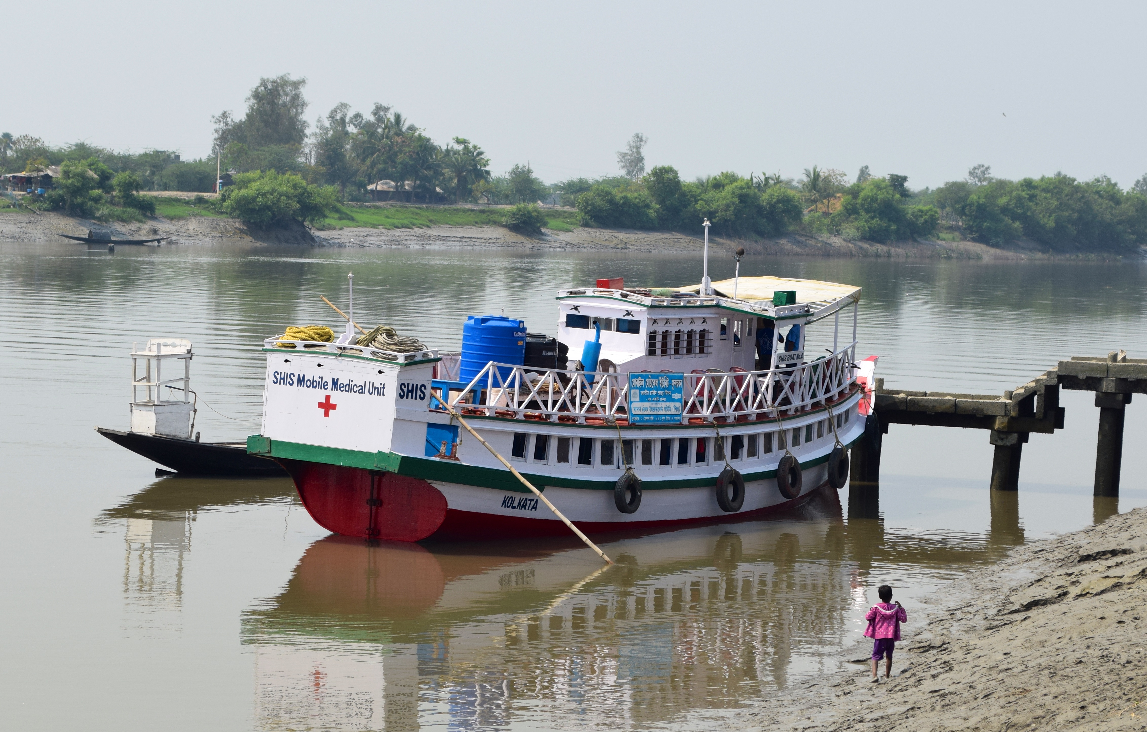 Proyecto del barco hospital en el delta del Ganges